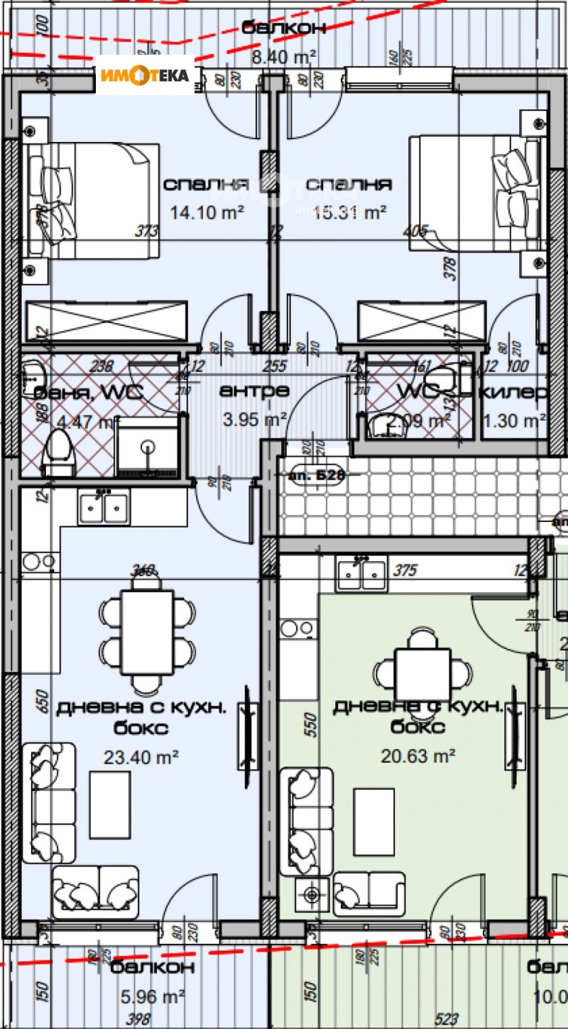 Продава 3-СТАЕН, гр. Варна, Изгрев, снимка 4 - Aпартаменти - 47052837