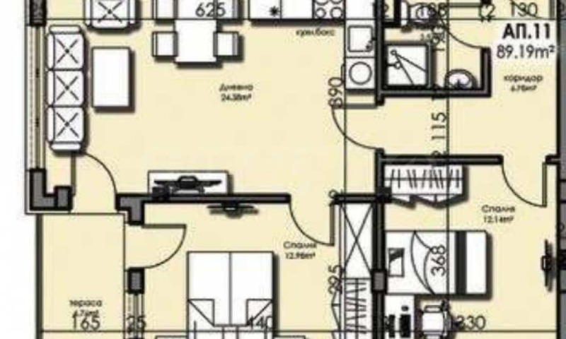Продается  2 спальни область Бургас , Созопол , 89 кв.м | 47458832 - изображение [2]