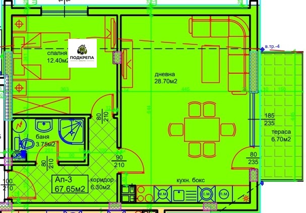 Продава 2-СТАЕН, гр. Асеновград, област Пловдив, снимка 2 - Aпартаменти - 47461528