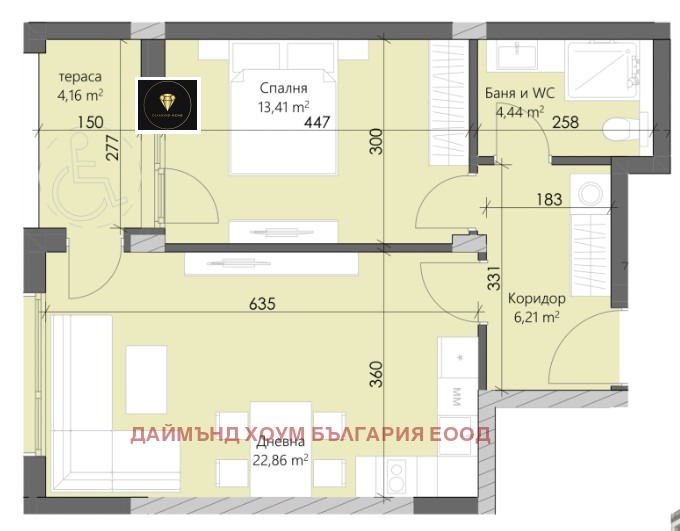 Till salu  1 sovrum Plovdiv , Karsjijaka , 74 kvm | 61290771 - bild [2]