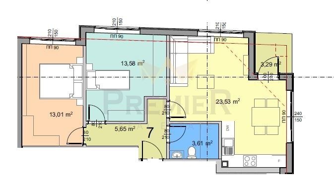 Продаја  2 спаваће собе Варна , Трошево , 86 м2 | 53431885 - слика [3]