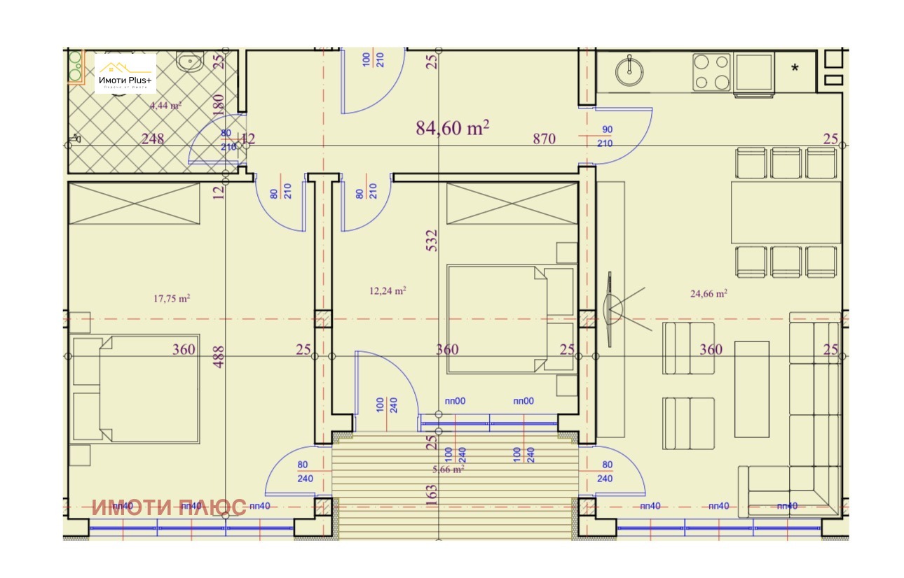 Продава 3-СТАЕН, гр. Пазарджик, Окръжна болница, снимка 2 - Апартаменти - 54867611