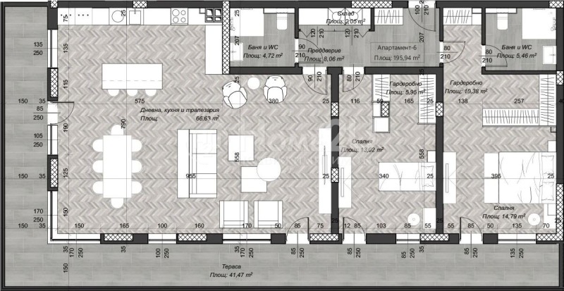 Продава 3-СТАЕН в град София, Център - 231 кв.м / 531 415 € » 1 039 357.40 лв., ХОУМ ТУ Ю ОФИС ХРИСТО БОТЕВ