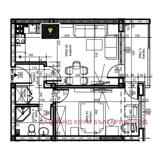 Na prodej  1 ložnice Plovdiv , Južen , 65 m2 | 75561869 - obraz [2]