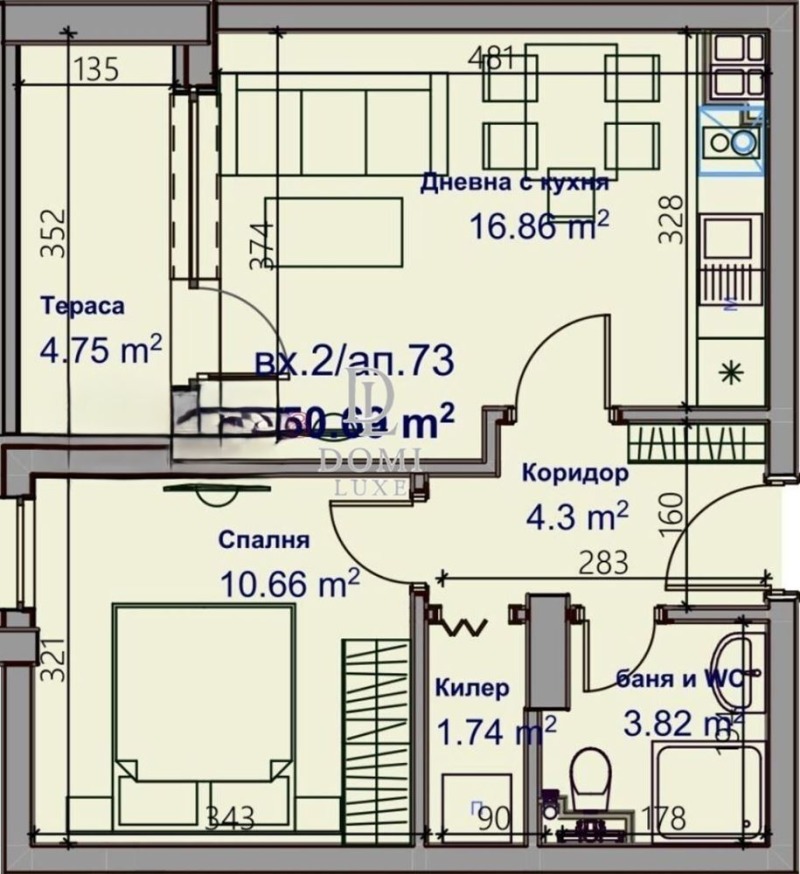 Продава  2-стаен град Варна , Младост 1 , 61 кв.м | 25475555 - изображение [2]