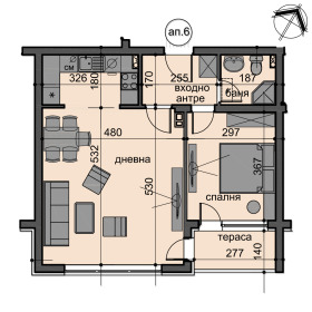 1 bedroom Ostromila, Plovdiv 11