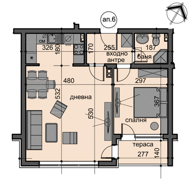 Продава 2-СТАЕН, гр. Пловдив, Остромила, снимка 10 - Aпартаменти - 48219926