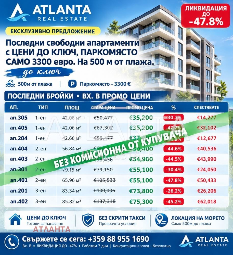 Продава 1-СТАЕН, гр. Бяла, област Варна, снимка 6 - Апартаменти - 56699805