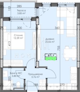 1 Schlafzimmer Kameniza 2, Plowdiw 2