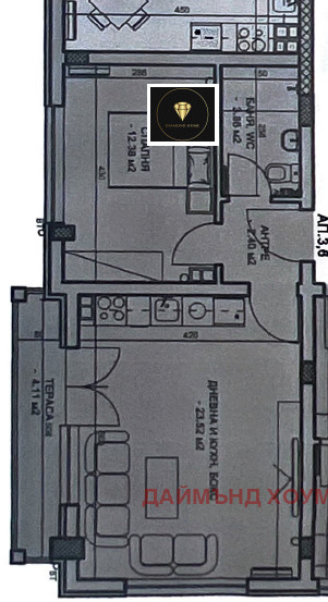 Продава 2-СТАЕН, гр. Пловдив, Христо Смирненски, снимка 2 - Aпартаменти - 47288037