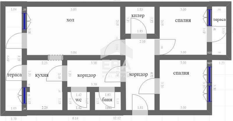 De vânzare  2 dormitoare Varna , Mladost 1 , 90 mp | 60610171 - imagine [10]