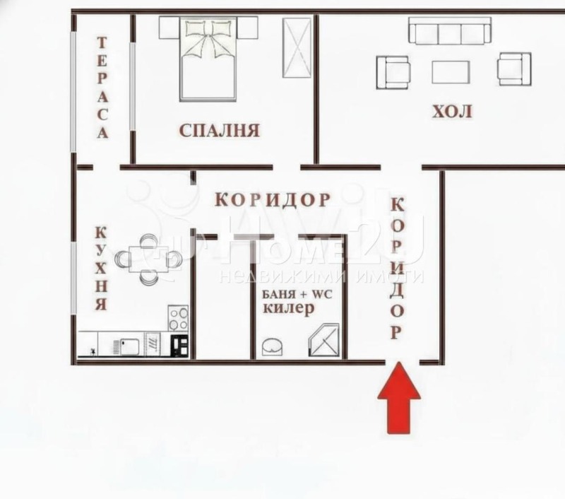 Продава 2-СТАЕН, гр. София, Надежда 3, снимка 5 - Апартаменти - 53508895