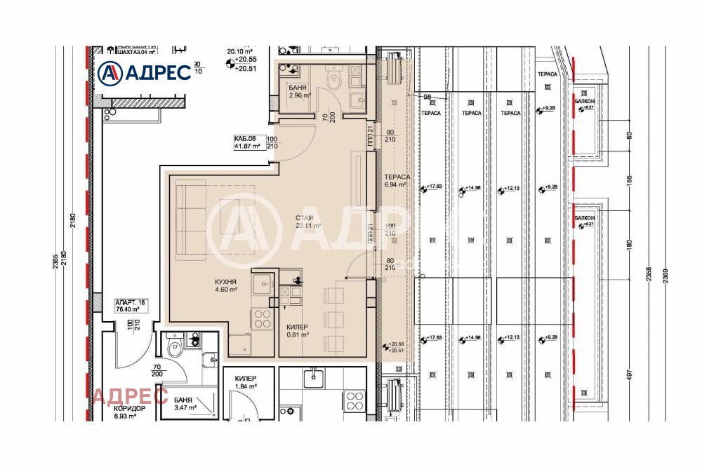 Продава 1-СТАЕН, гр. Варна, Левски 1, снимка 3 - Апартаменти - 53902413
