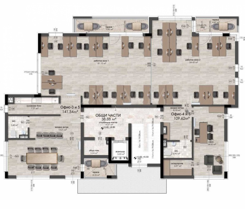 De vânzare  Birou Sofia , Boiana , 289 mp | 77923331 - imagine [2]
