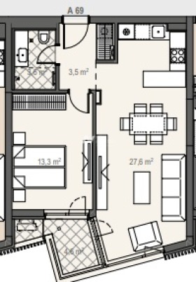 Продава 2-СТАЕН, гр. София, Манастирски ливади, снимка 5 - Апартаменти - 55393981