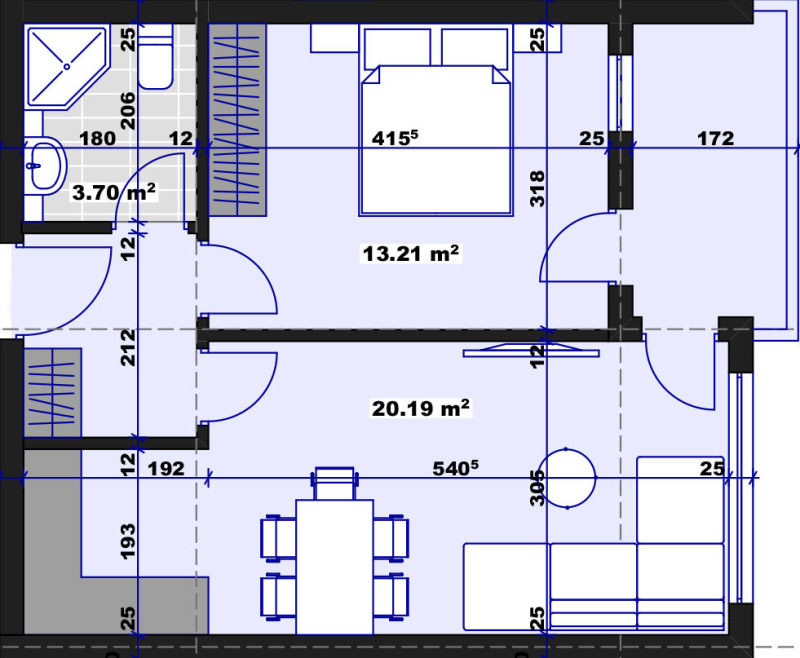 À vendre  1 chambre Stara Zagora , Tri tchoutchoura - sever , 63 m² | 61559778 - image [7]