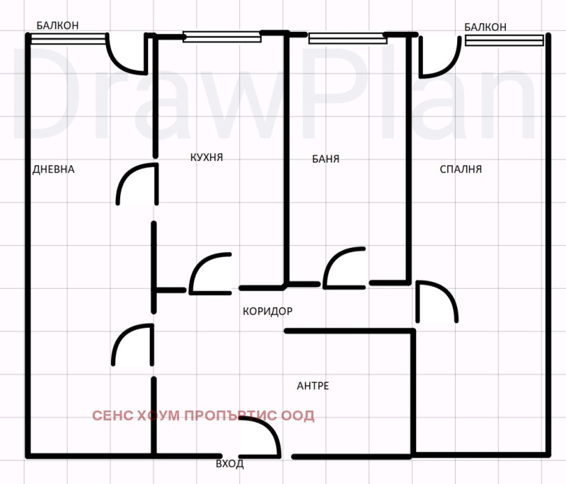 Продава  2-стаен град Пазарджик , Център , 61 кв.м | 33012687