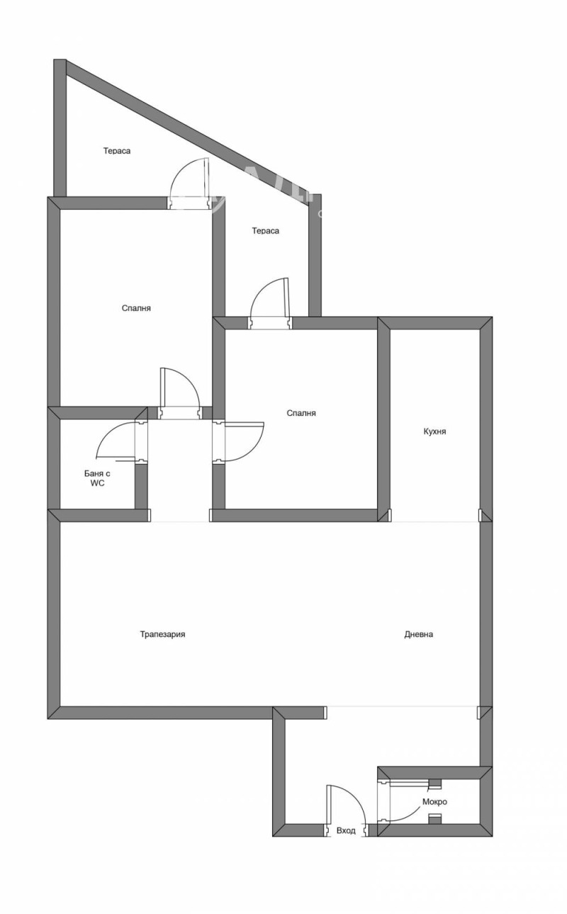 Myytävänä  2 makuuhuonetta Sofia , Zona B-18 , 108 neliömetriä | 66269971 - kuva [4]