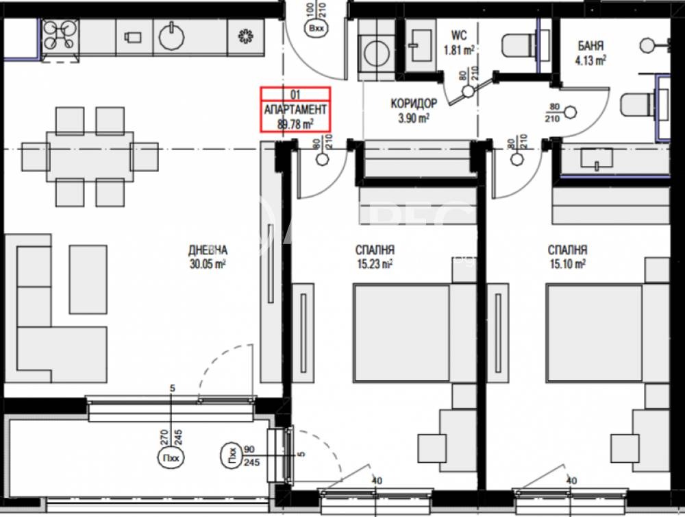 Продава 3-СТАЕН, гр. София, Овча купел 2, снимка 4 - Апартаменти - 52391896