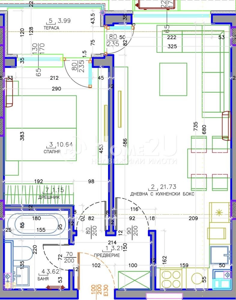 Продава 2-СТАЕН, гр. София, Малинова долина, снимка 10 - Апартаменти - 55404002