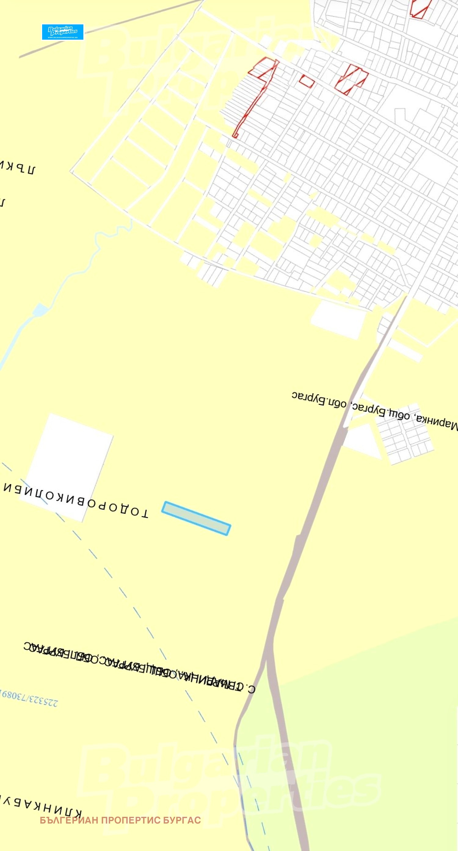 Продава ПАРЦЕЛ, гр. Бургас, с. Маринка, снимка 3 - Парцели - 55281548