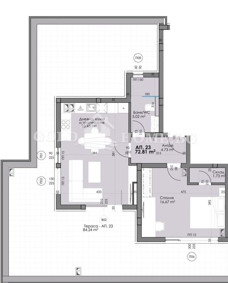 Продава 2-СТАЕН, гр. Пловдив, Христо Смирненски, снимка 14 - Aпартаменти - 48109201