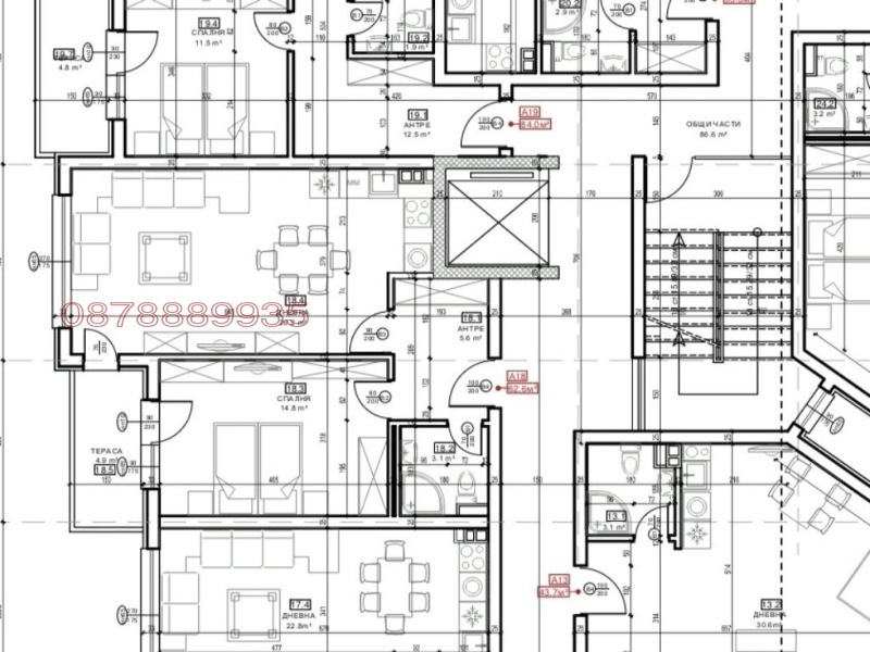 Eladó  1 hálószoba Sofia , Malinova dolina , 73 négyzetméter | 41126059 - kép [6]