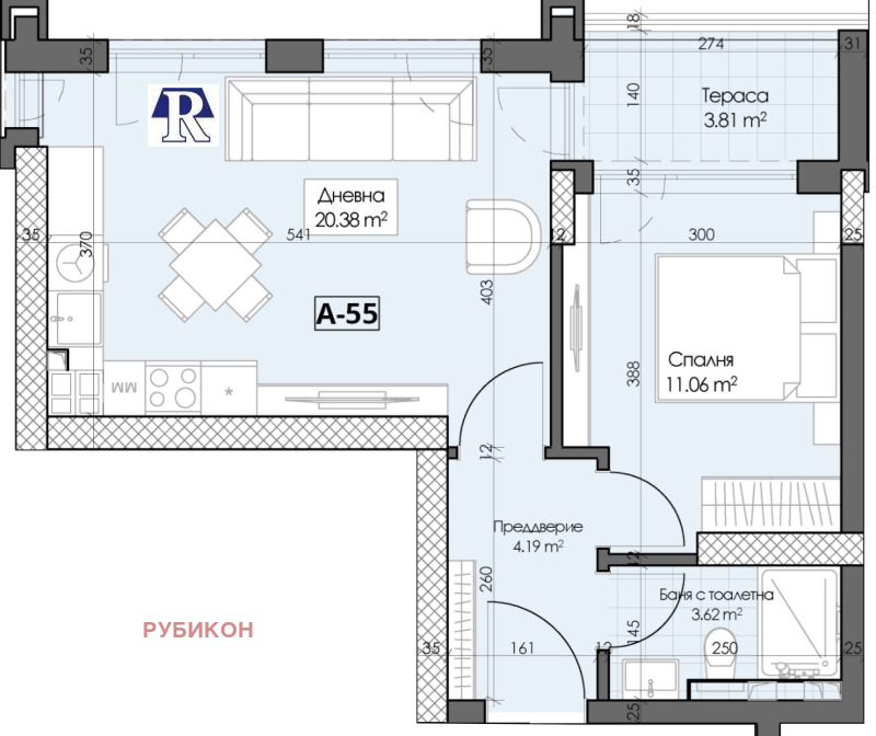 Продава 2-СТАЕН в град Пловдив, Кършияка - 67 кв.м / 67 083 € » 131 202.94 лв., РУБИКОН