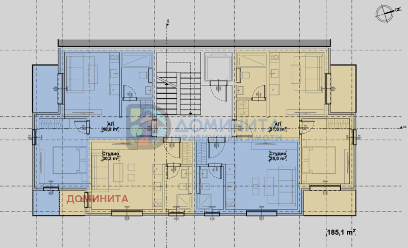 Til salg  Studie region Burgas , Primorsko , 37 kvm | 54687046 - billede [5]
