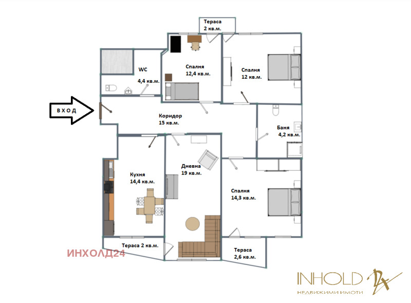 Продава  4-стаен град София , Лозенец , 135 кв.м | 16430451 - изображение [17]