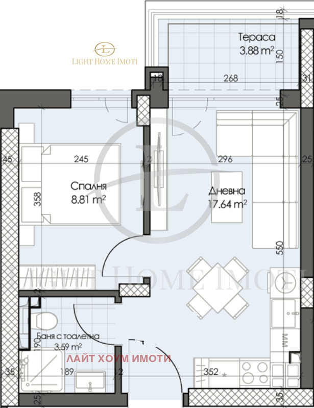 In vendita  1 camera da letto Plovdiv , Gagarin , 50 mq | 83723489 - Immagine [5]