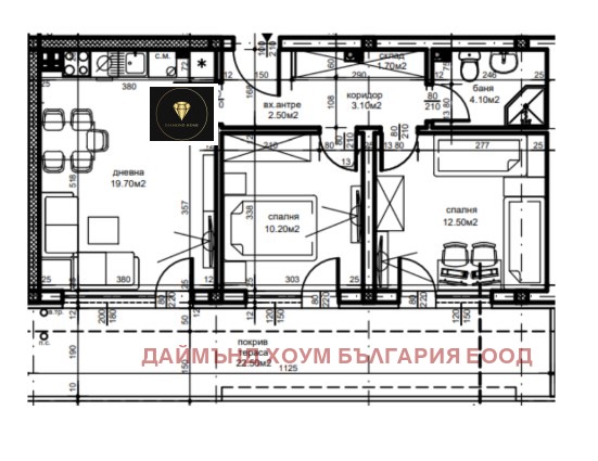 For Sale  2 bedroom Plovdiv , Belomorski , 97 sq.m | 60291584 - image [2]