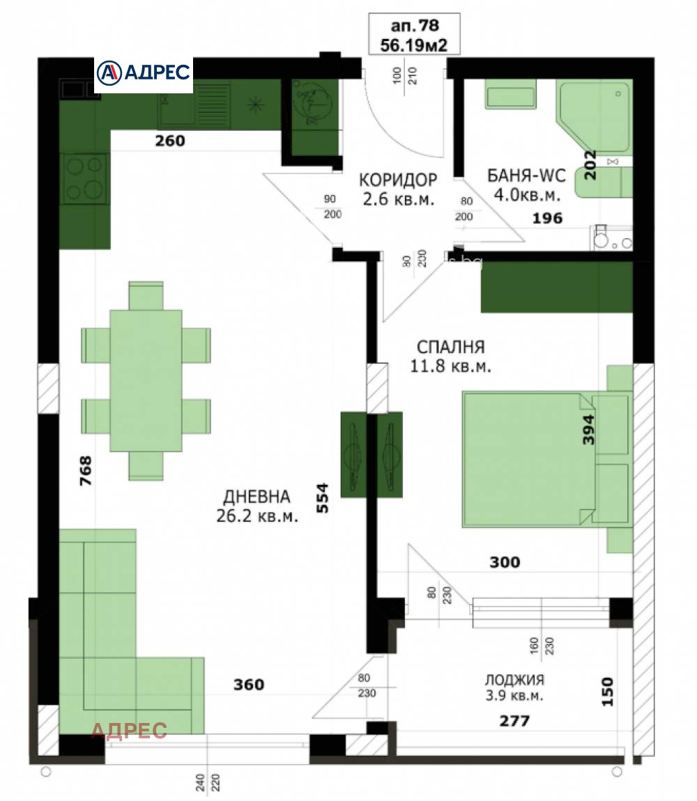 Продава 2-СТАЕН, гр. Варна, Кайсиева градина, снимка 4 - Апартаменти - 53814681
