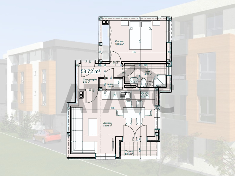 De vânzare  1 dormitor Plovdiv , Proslav , 67 mp | 29547697