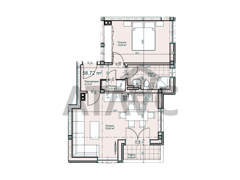 De vânzare  1 dormitor Plovdiv , Proslav , 67 mp | 29547697 - imagine [2]