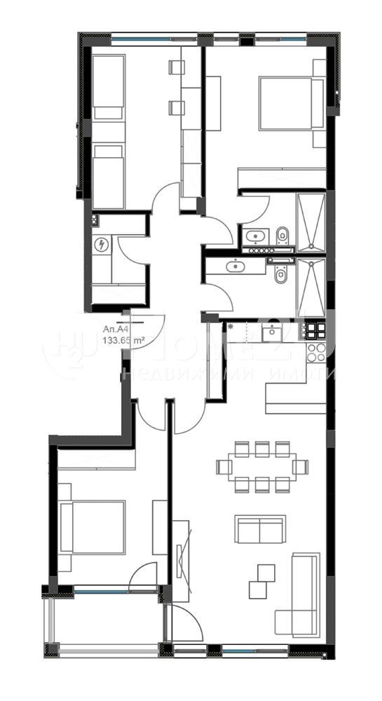 Продава 4-СТАЕН, гр. Варна, Бриз, снимка 5 - Aпартаменти - 49451972