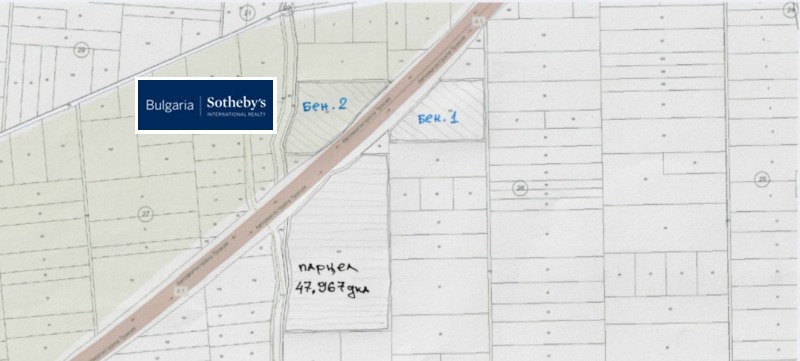 Te koop  Land regio Sliven , Tsjokoba , 48 dka | 54075734 - afbeelding [2]