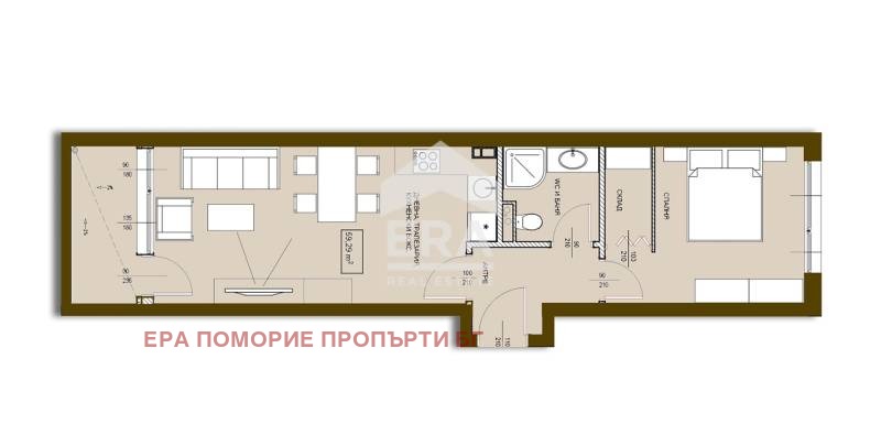 En venta  Estudio región Burgas , Pomorie , 66 metros cuadrados | 86882232 - imagen [5]