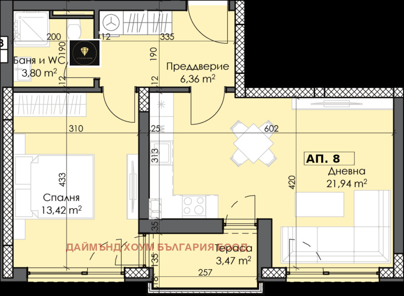 Продава 2-СТАЕН, гр. Пловдив, Тракия, снимка 2 - Aпартаменти - 49209004