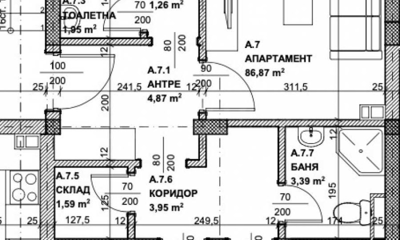 Продаја  2 спаваће собе Софија , Крастова вада , 105 м2 | 50500332 - слика [2]