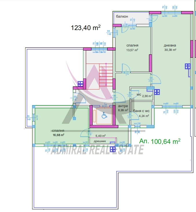 De vânzare  3 dormitoare Varna , Vâzrajdane 3 , 123 mp | 98576180