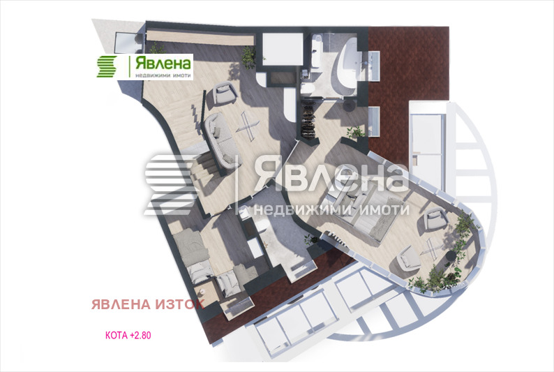 Продава МЕЗОНЕТ, гр. София, Лозенец, снимка 9 - Апартаменти - 55827520