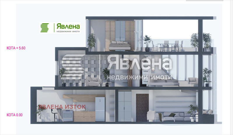 Продава МЕЗОНЕТ, гр. София, Лозенец, снимка 17 - Апартаменти - 55827520