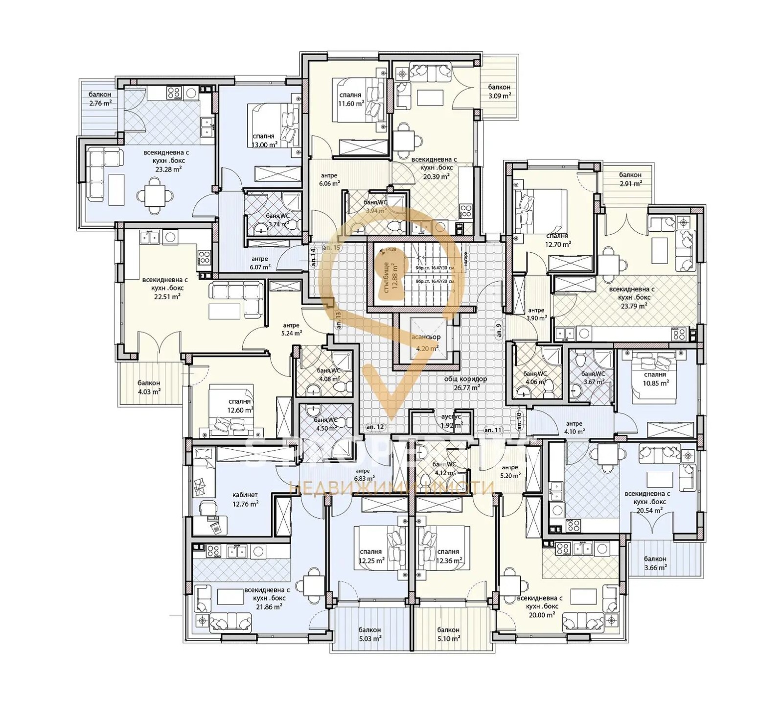 Продава 2-СТАЕН, гр. Варна, Владислав Варненчик 1, снимка 8 - Апартаменти - 53352100