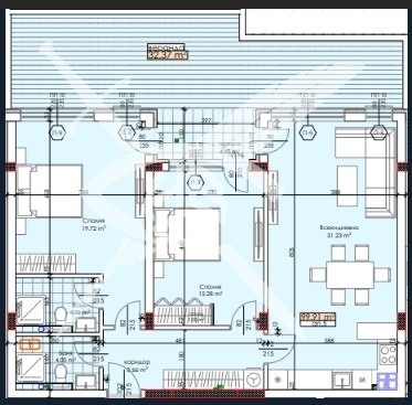 Satılık  2 yatak odası Plovdiv , Trakiya , 117 metrekare | 88905453