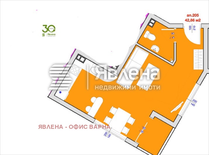 Продава 1-СТАЕН, гр. Бяла, област Варна, снимка 3 - Апартаменти - 55994937