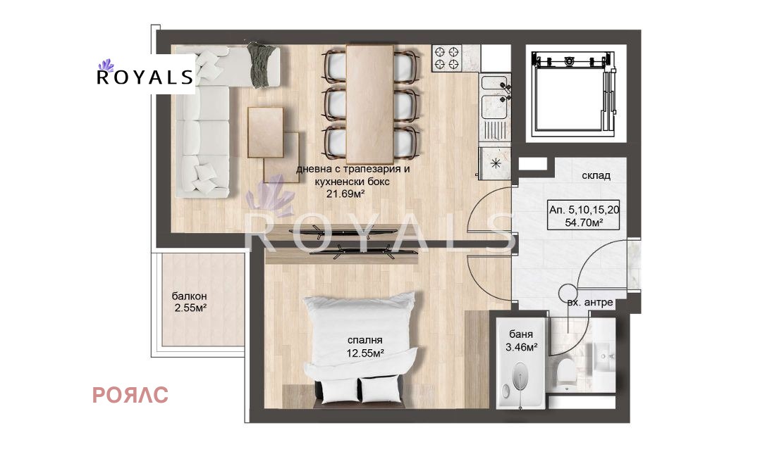 Продава 2-СТАЕН, гр. София, Овча купел 2, снимка 3 - Апартаменти - 54602506