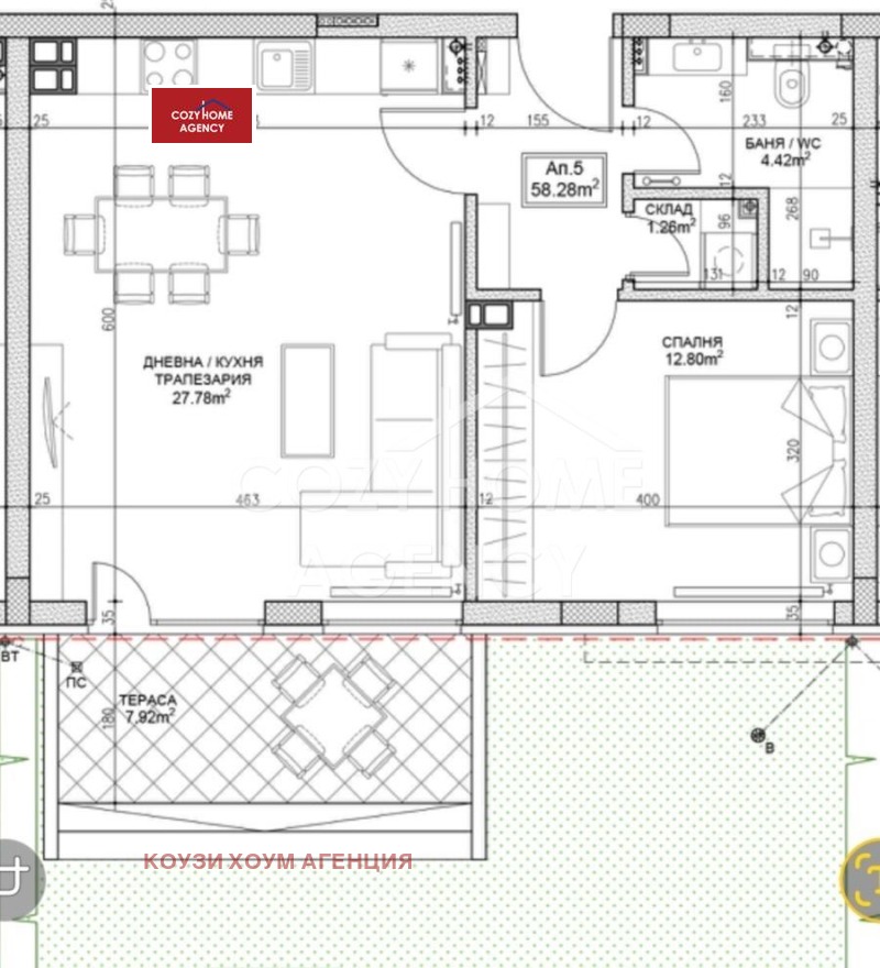 Продава 2-СТАЕН, гр. София, Дружба 2, снимка 2 - Апартаменти - 52363672