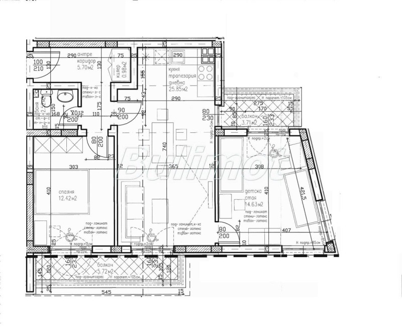 Продава 3-СТАЕН, гр. Варна, Виница, снимка 2 - Aпартаменти - 46545319