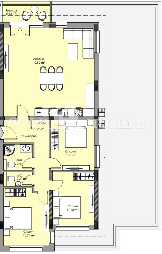 На продаж  3 кімнатна Пловдив , Христо Смирненски , 135 кв.м | 97373171 - зображення [3]